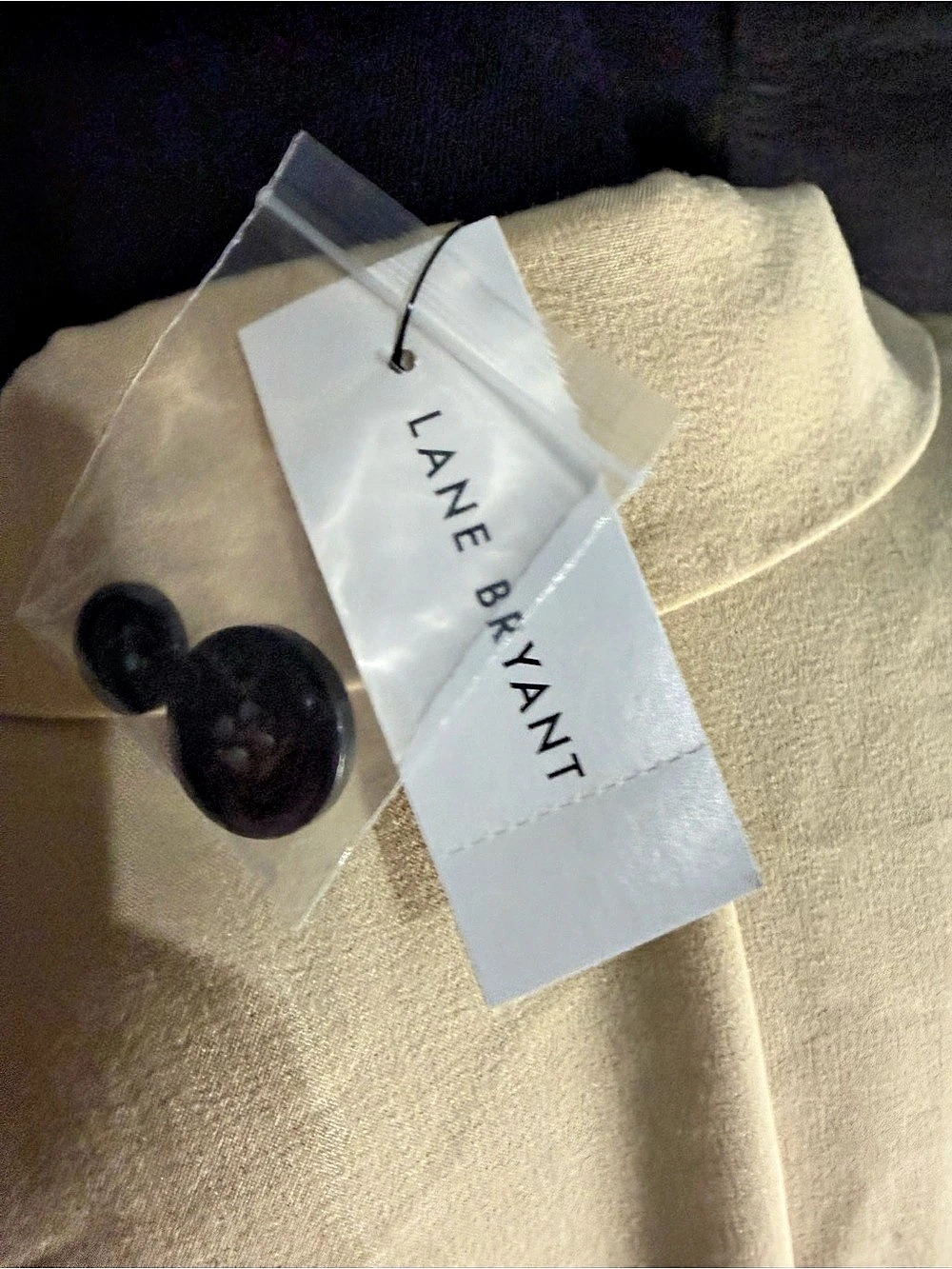 Lane Bryant Single-Button Blazer Cream Size 16 NWT - Picture 3 of 3